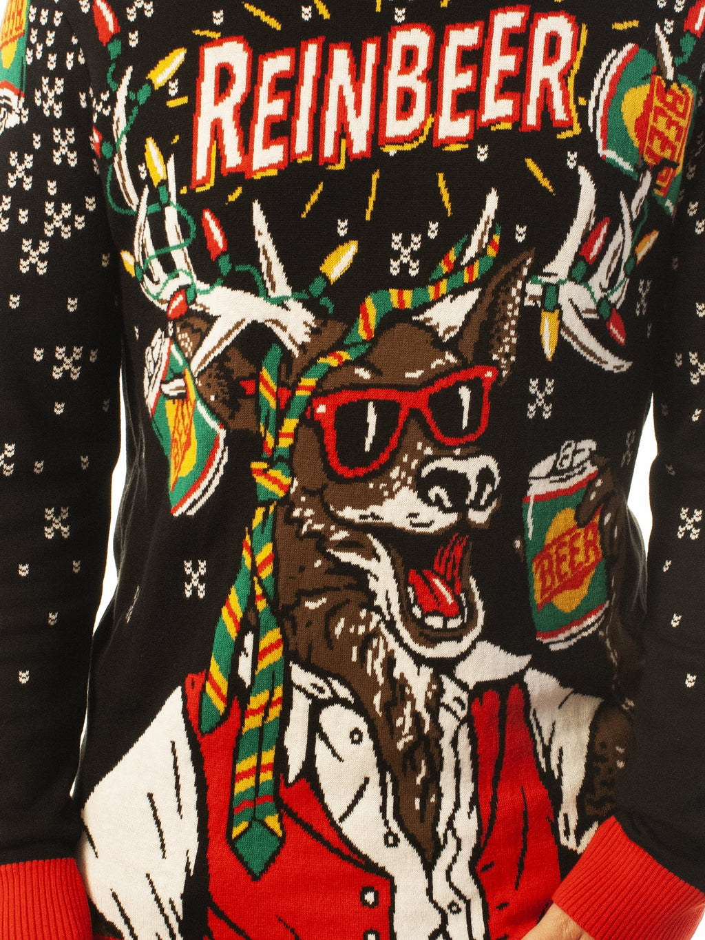 ReinBeer | Ugly Christmas Sweater For Men & Women | Unisex Sizing