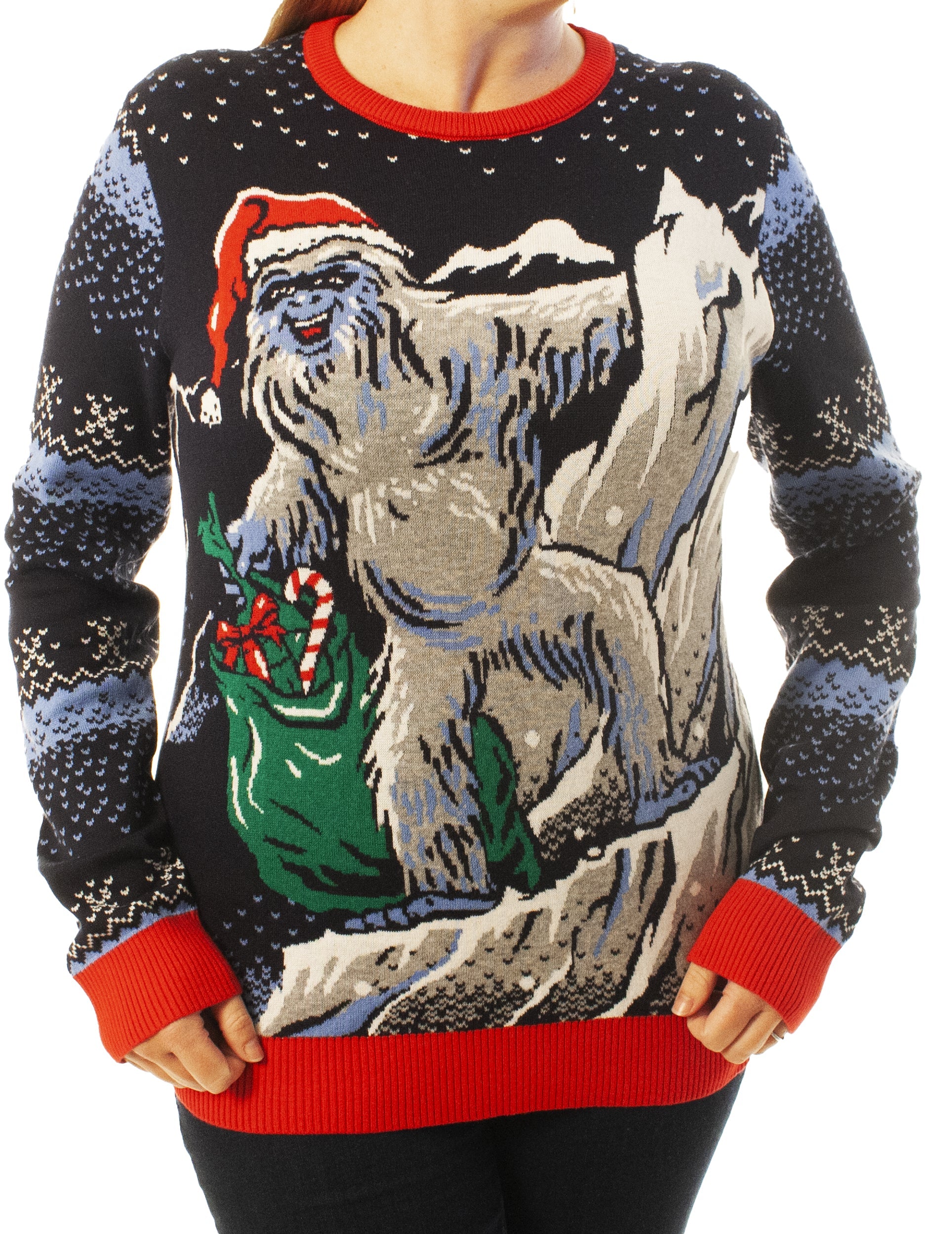 Yeti Santa | Ugly Christmas Sweater For Men & Women | Unisex Sizing