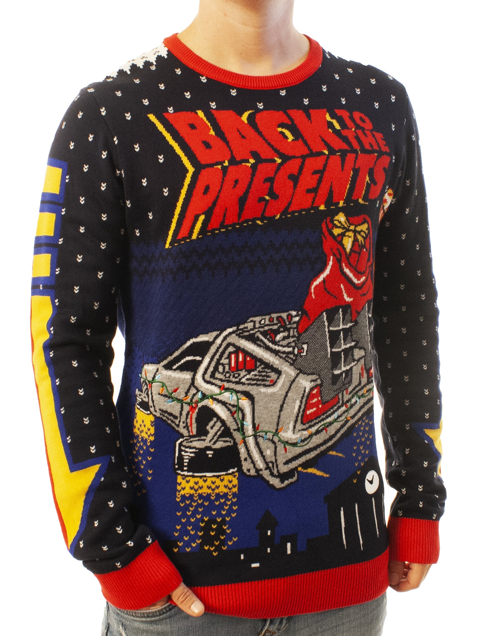 Back To The Presents | Ugly Christmas Sweater For Men & Women | Unisex Sizing