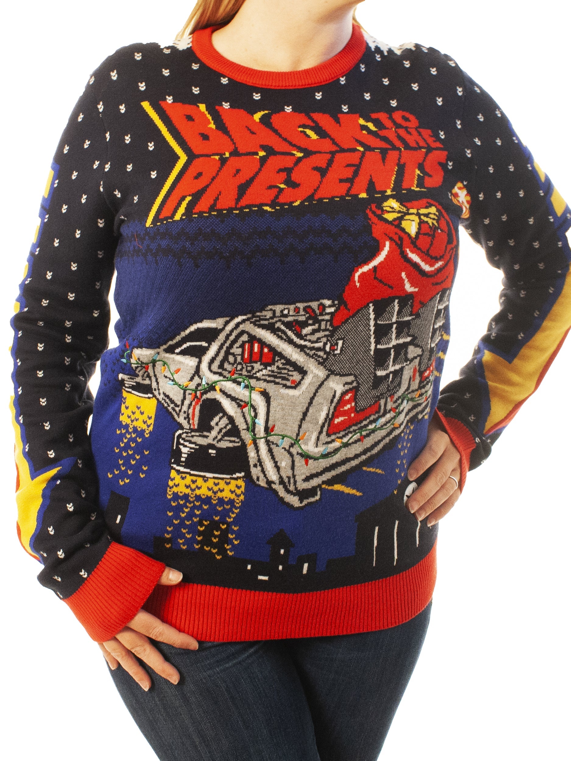 Back To The Presents | Ugly Christmas Sweater For Men & Women | Unisex Sizing