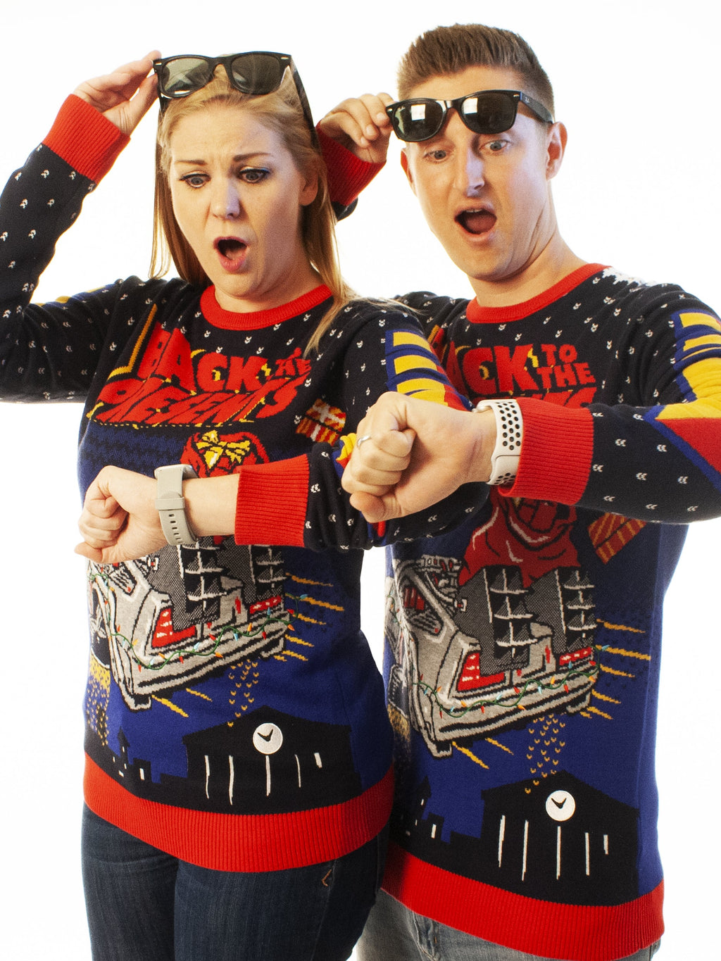 Back To The Presents | Ugly Christmas Sweater For Men & Women | Unisex Sizing