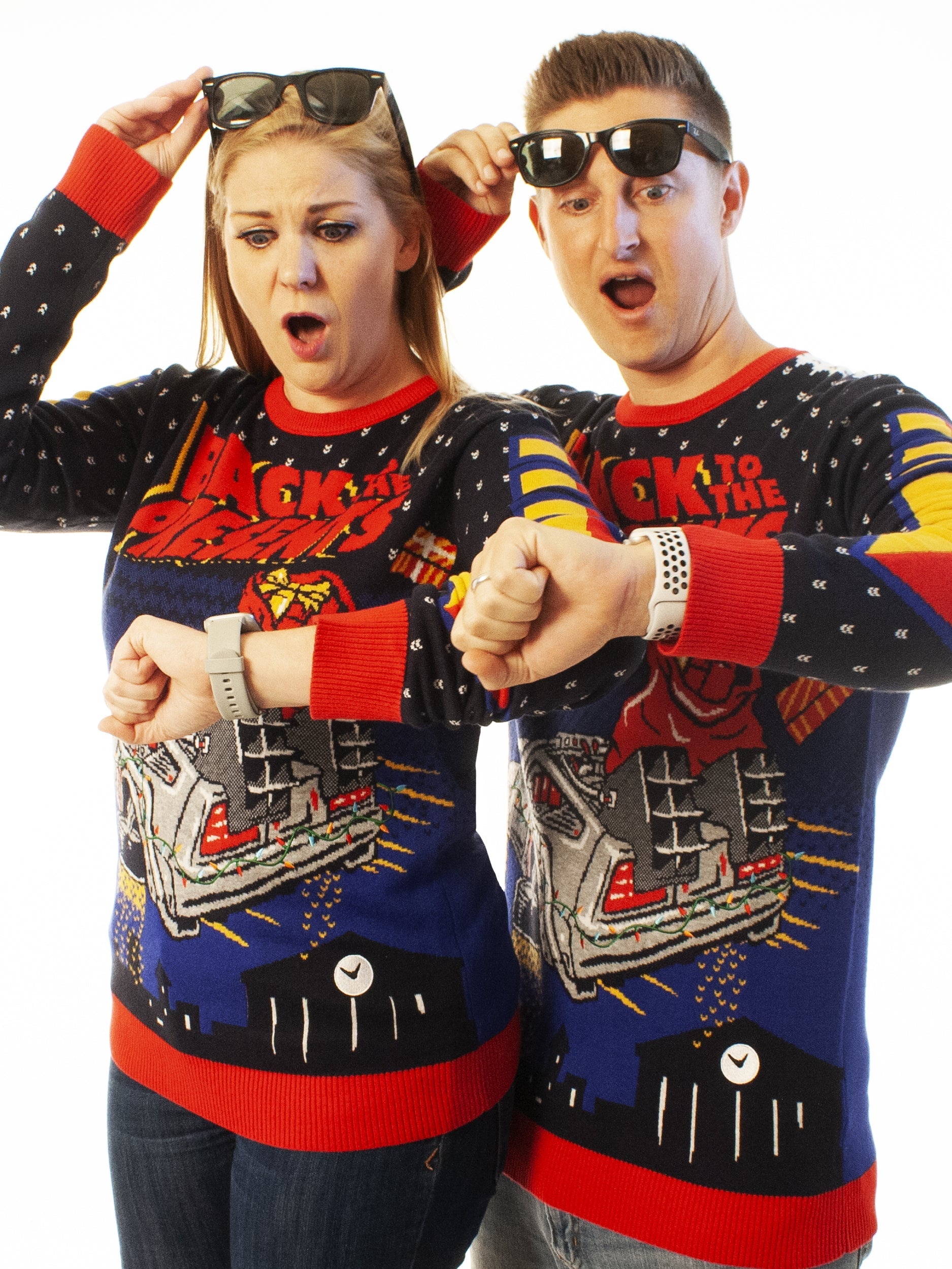 Back To The Presents | Ugly Christmas Sweater For Men & Women | Unisex Sizing