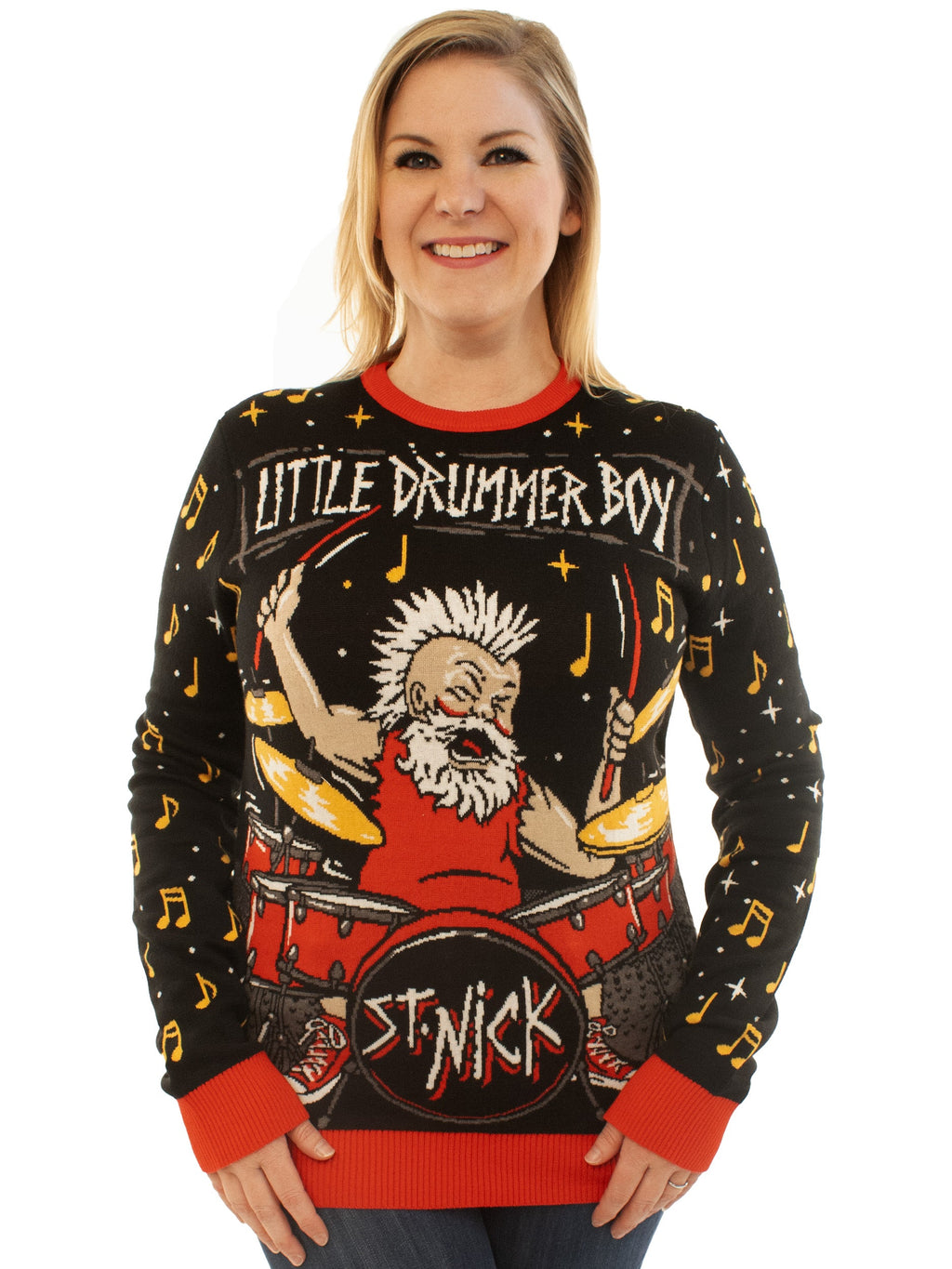 Little Drummer Boy | Ugly Christmas Sweater For Men & Women | Unisex Sizing