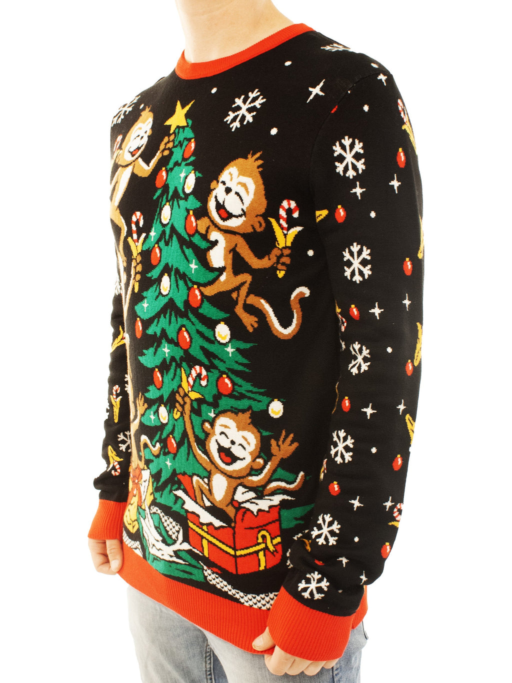 Spider Monkeys | Ugly Christmas Sweater For Men & Women | Unisex Sizing