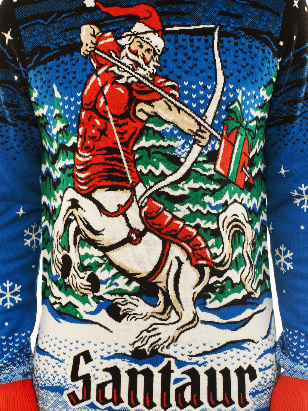 Centaur Santa - Santaur | Ugly Christmas Sweater For Men & Women | Unisex Sizing