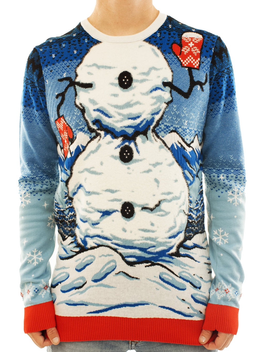 Snowman | Ugly Christmas Sweater For Men & Women | Unisex Sizing