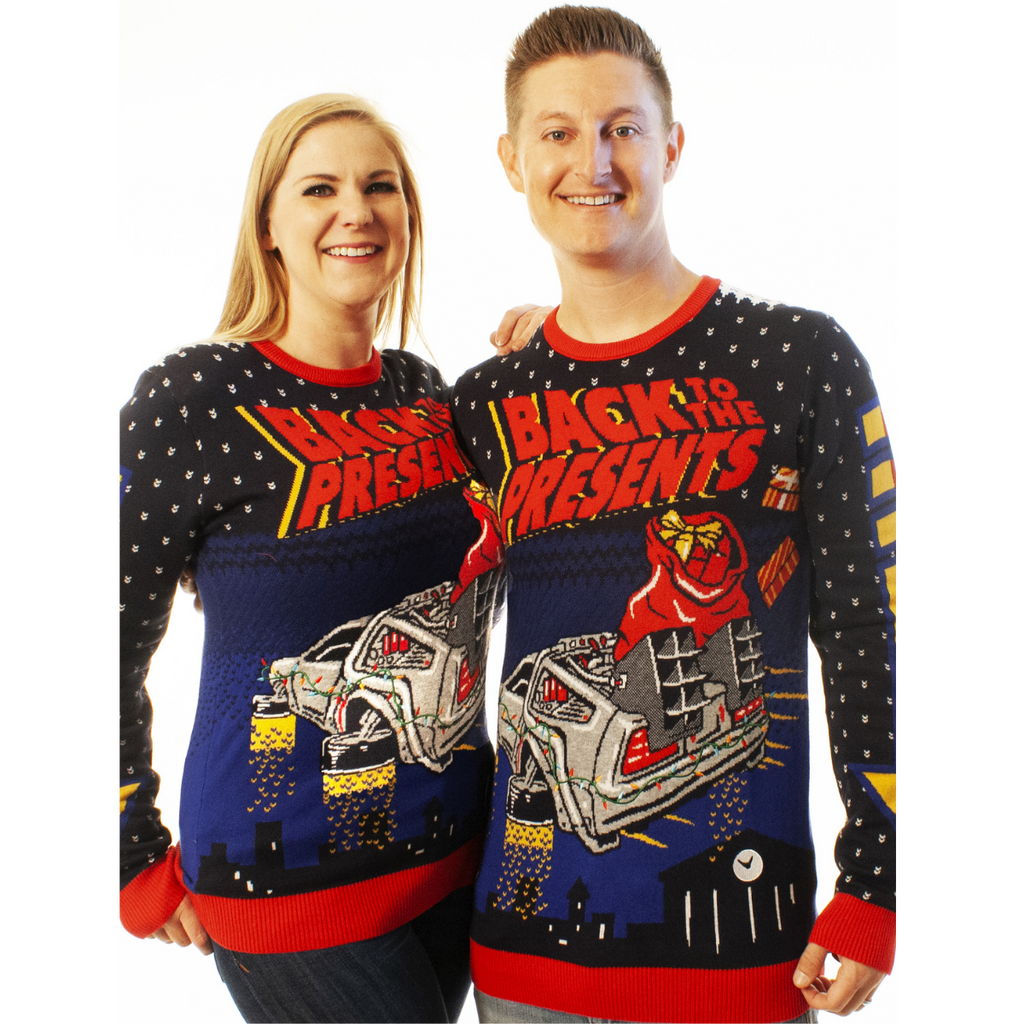 Back To The Presents | Ugly Christmas Sweater For Men & Women | Unisex Sizing