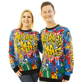 Graffiti Elf | Ugly Christmas Sweater For Men & Women | Unisex Sizing