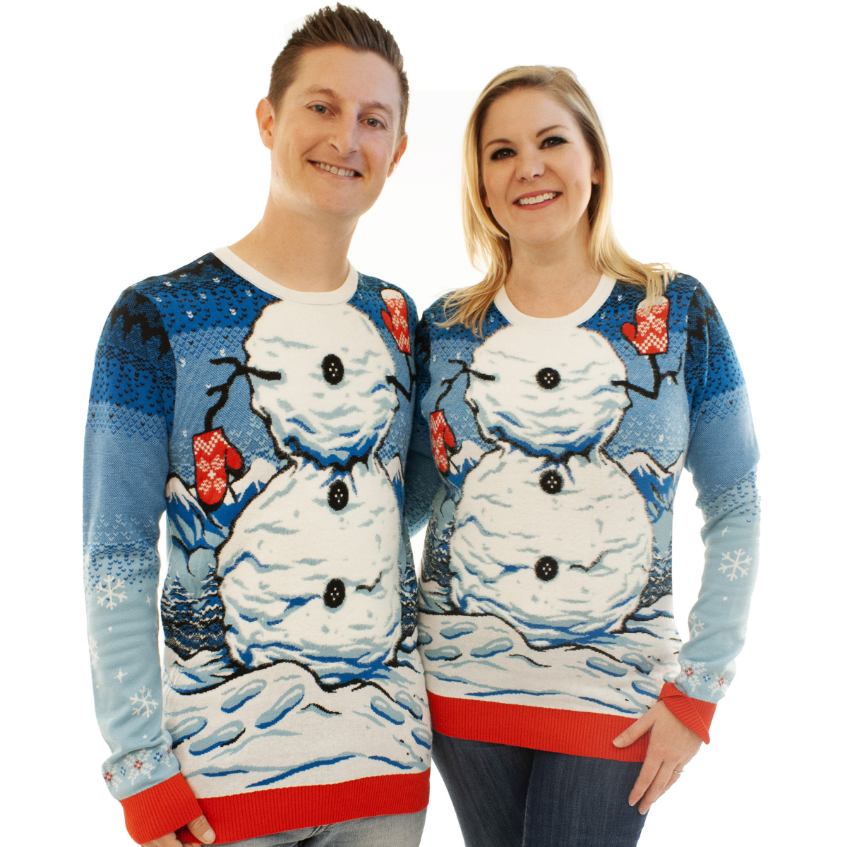 Snowman | Ugly Christmas Sweater For Men & Women | Unisex Sizing